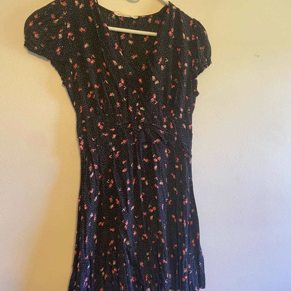 Black Floral Dress